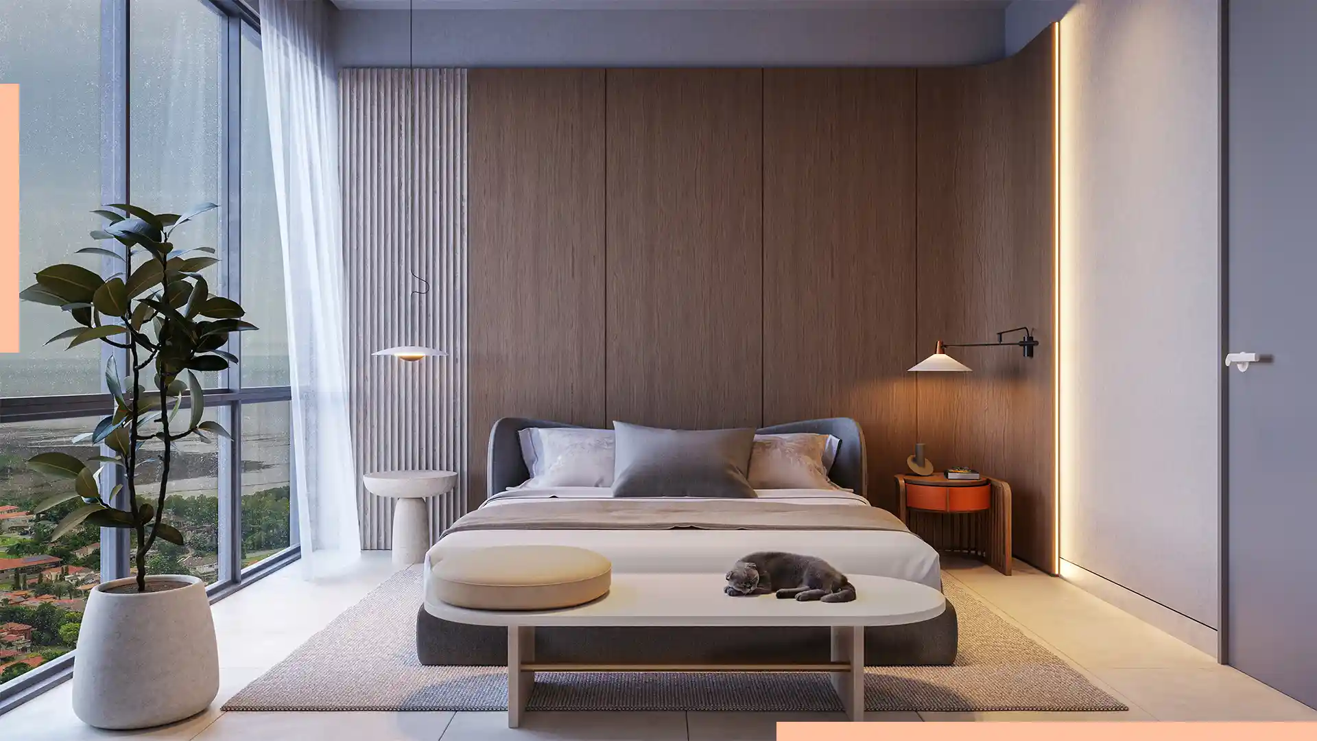 Master Bedroom with Premium Finishes