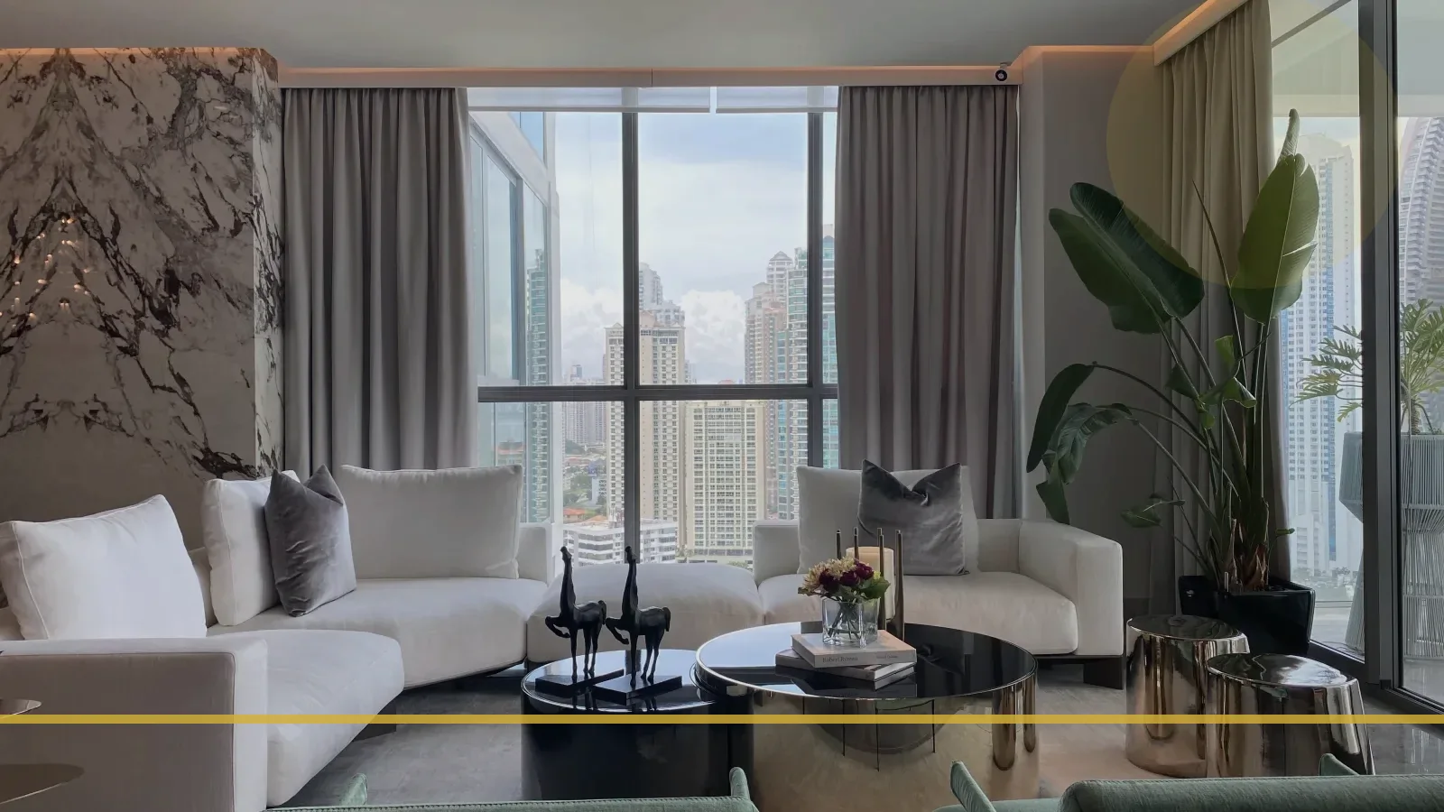 A Panama City apartment living room used to illustrate property tax planning