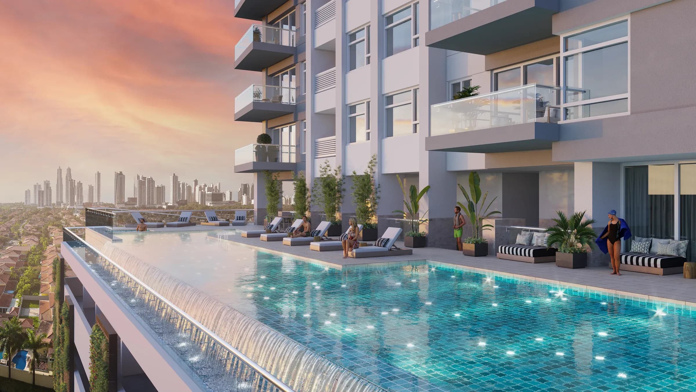 Lap Pool + Jacuzzi
