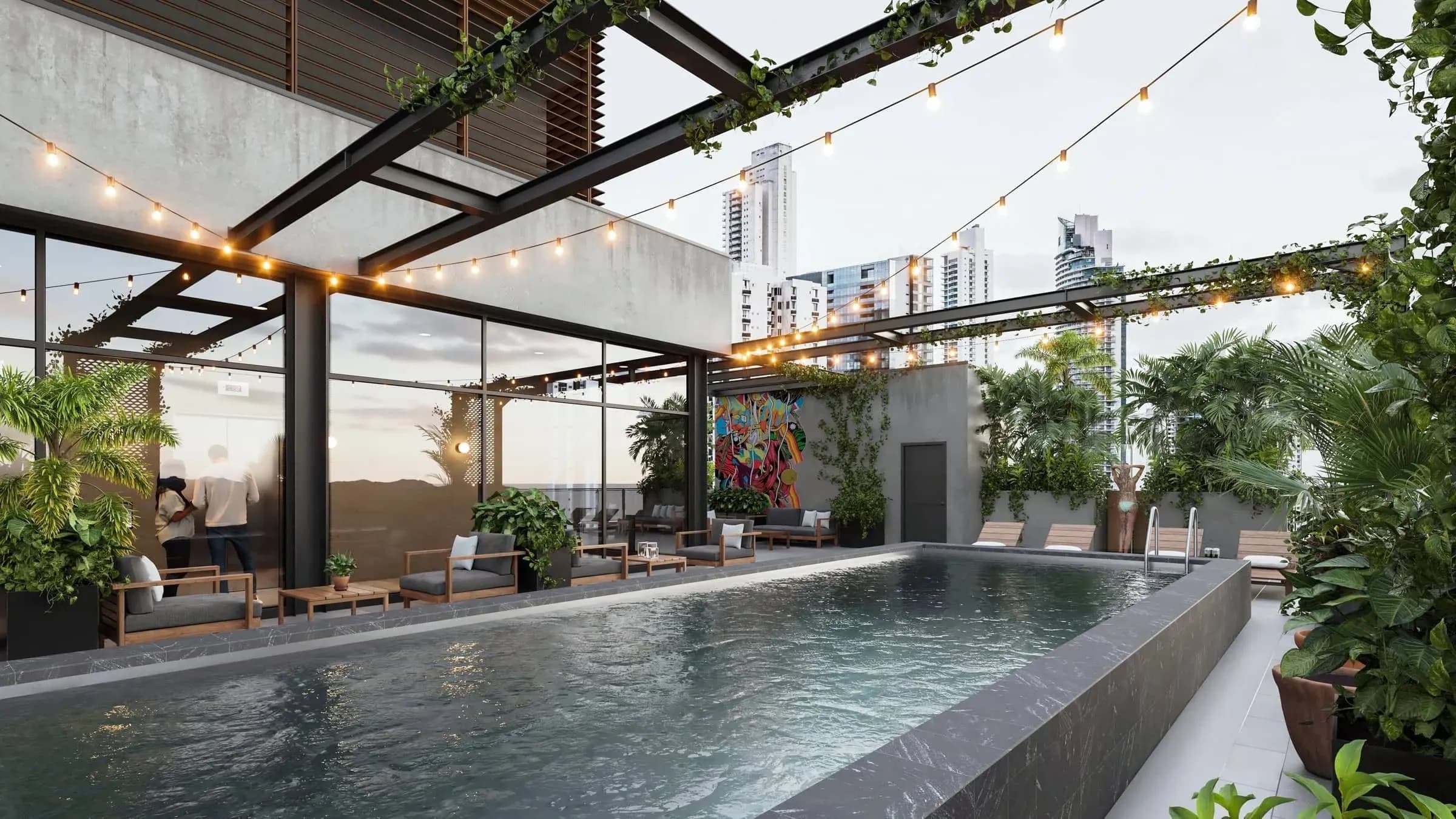 Piscina en la Azotea